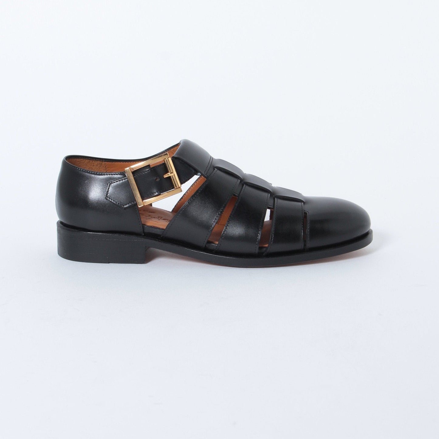 98850 / CALF / BLACK / LEATHR SOLE / UK3.5(22.5cm)