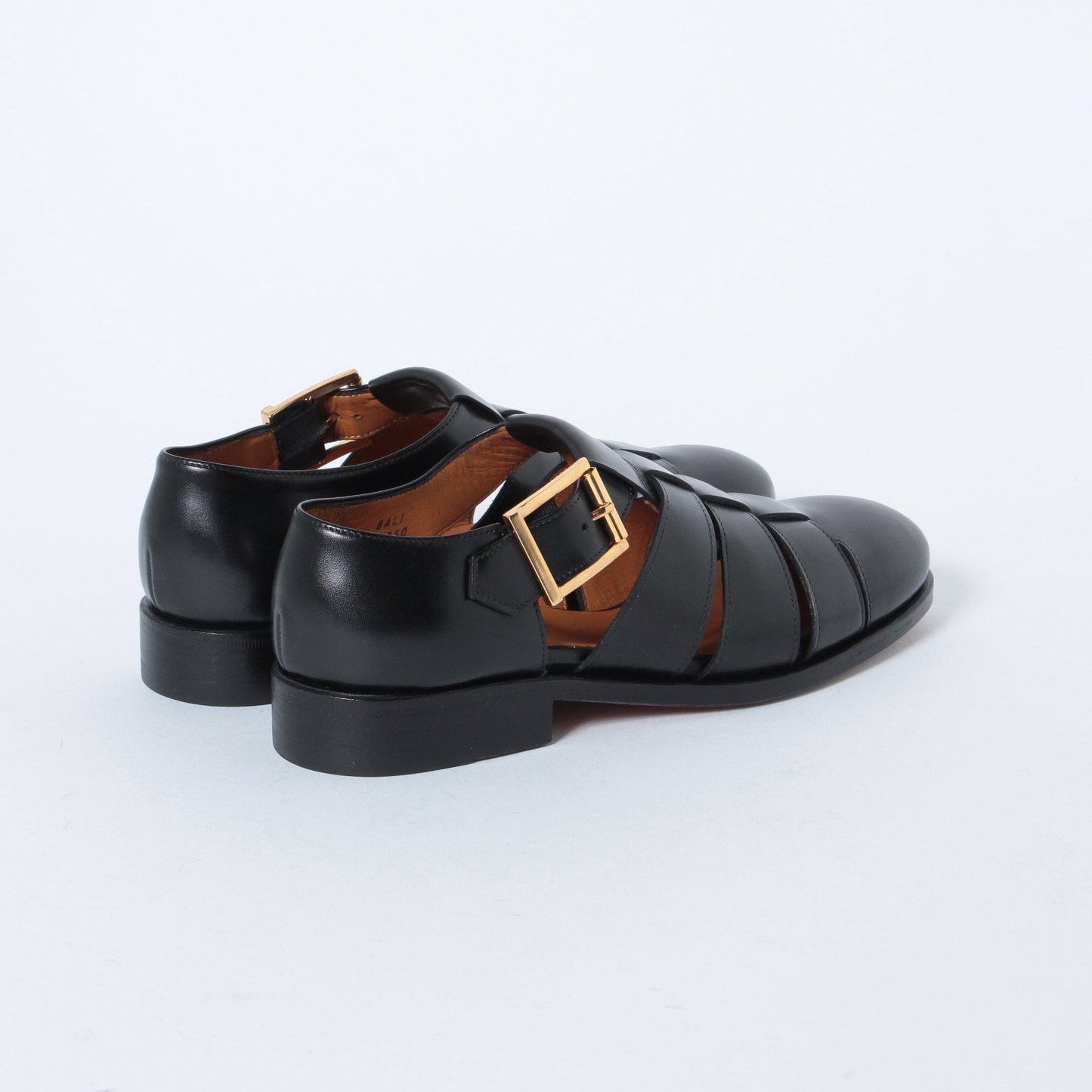 98850 / CALF / BLACK / LEATHR SOLE / UK3.5(22.5cm)