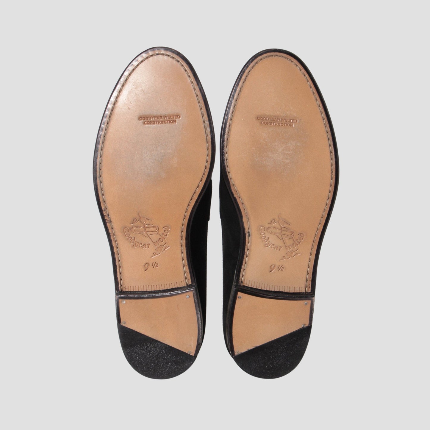 98998 / SUEDE / BLACK / LEATHERSOLE / UK9.5(28.5cm)