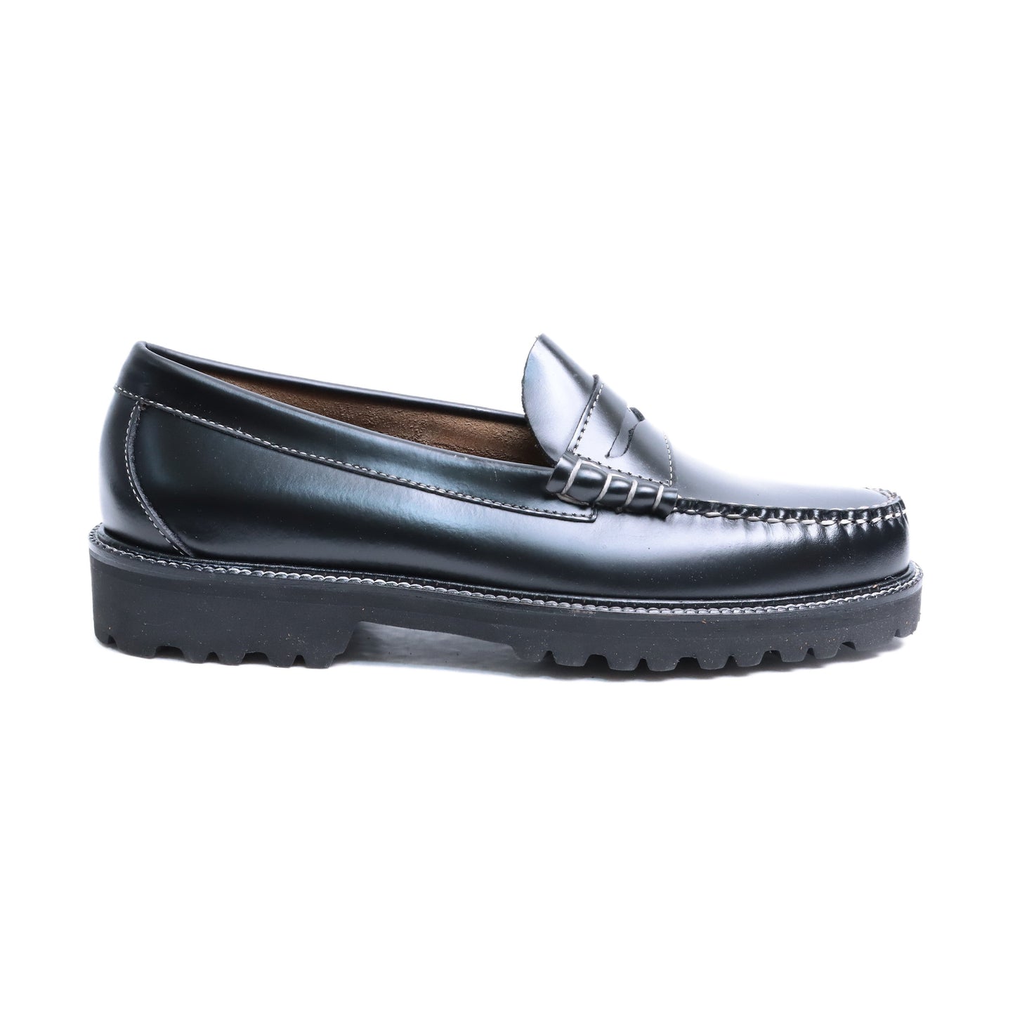BA91510B / LTHR / BLACK / RUBBER SOLE / US8.5(26.5cm)