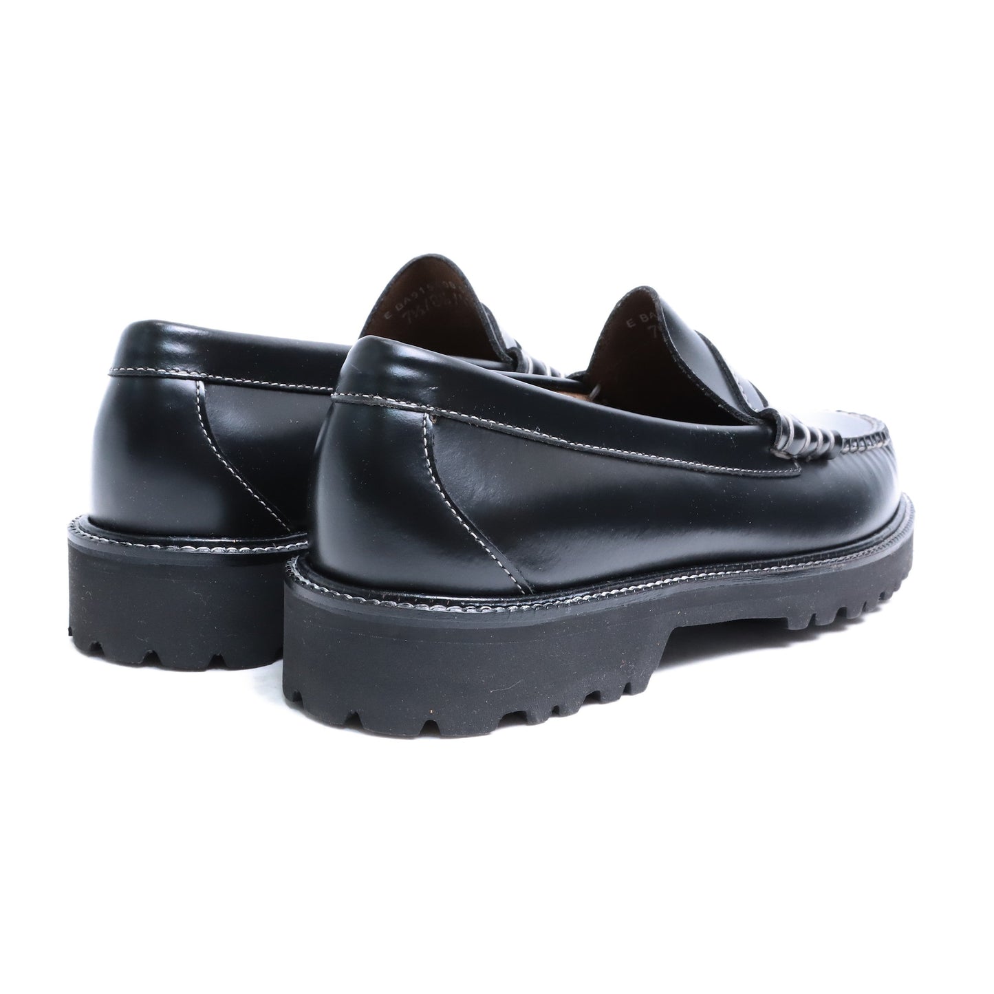 BA91510B / LTHR / BLACK / RUBBER SOLE / US8.5(26.5cm)