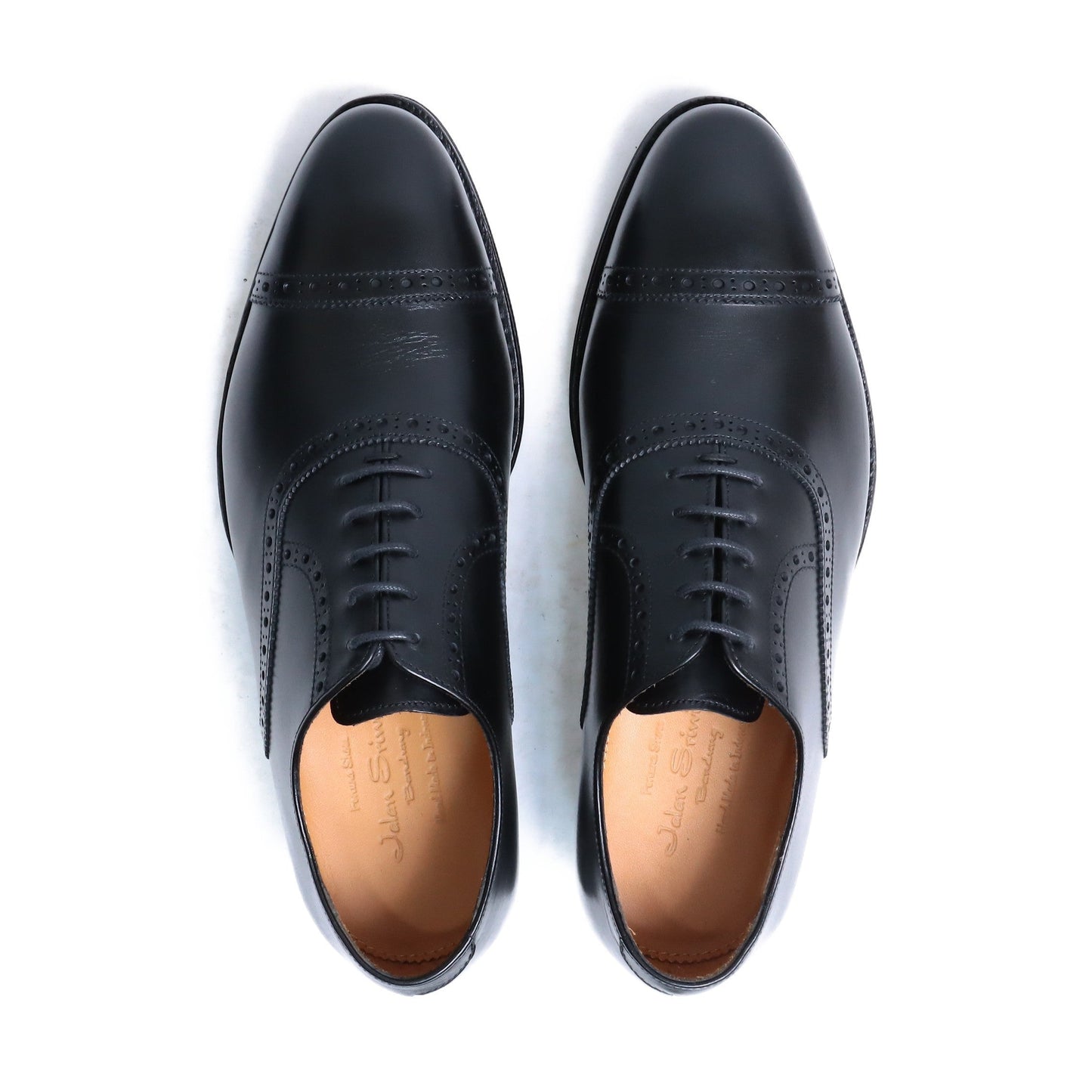 98409 / CALF / BLACK / LEATHER SOLE / UK5.0(23.5cm)