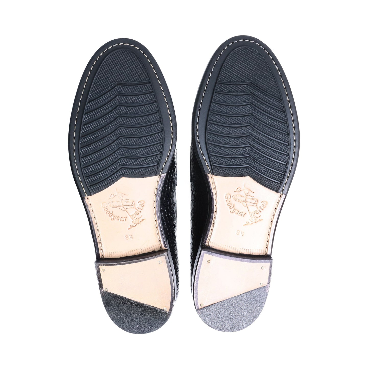 98998 / COCO BANDIERA / BLACK / LEATHER SOLE / UK8.5(27.5cm)