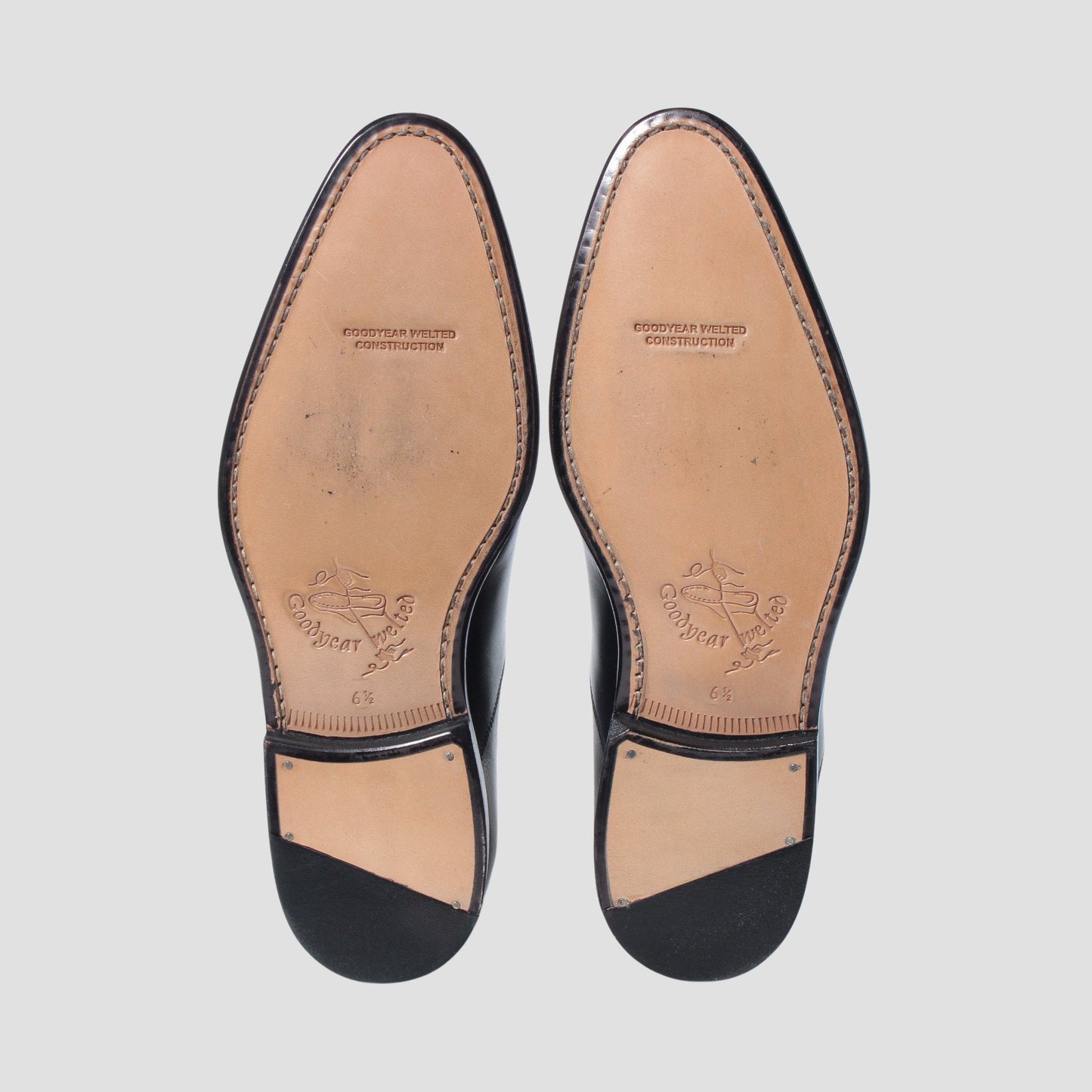 98475 / CALF / BLACK / LEATHERSOLE / UK6.5(25.0cm)