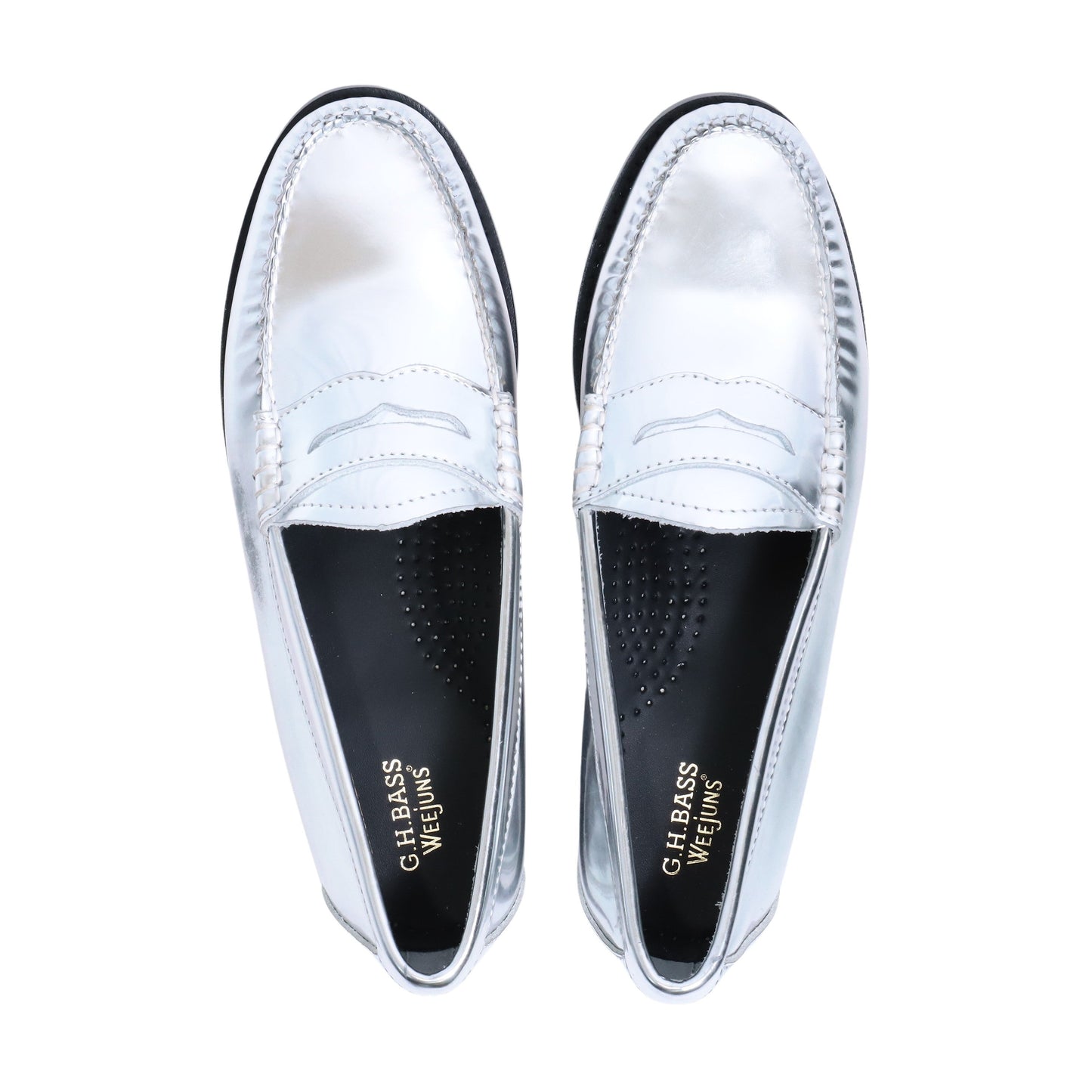 BA41010 / LTHR / SILVER / LEATHER SOLE / US8.0(25.5cm)