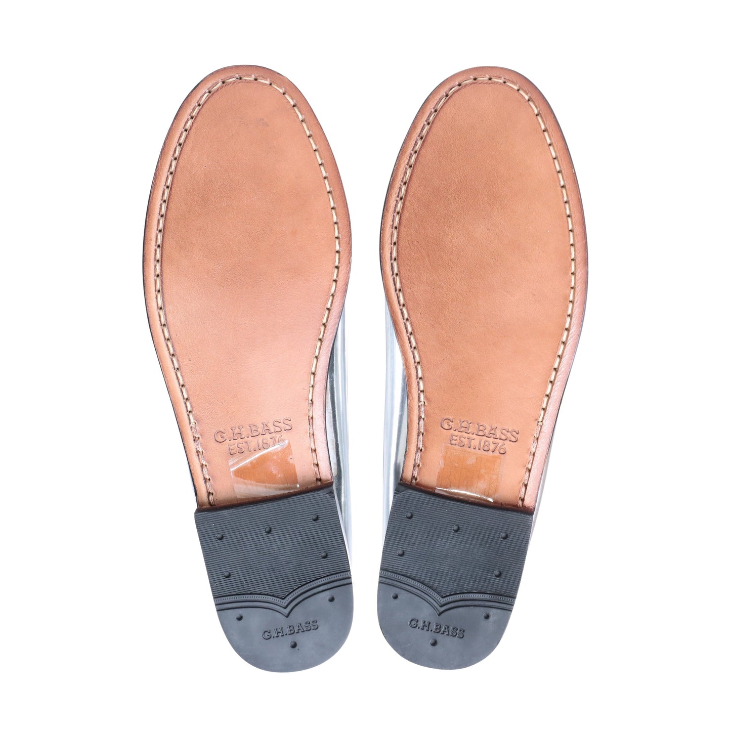 BA41010 / LTHR / SILVER / LEATHER SOLE / US8.0(25.5cm)