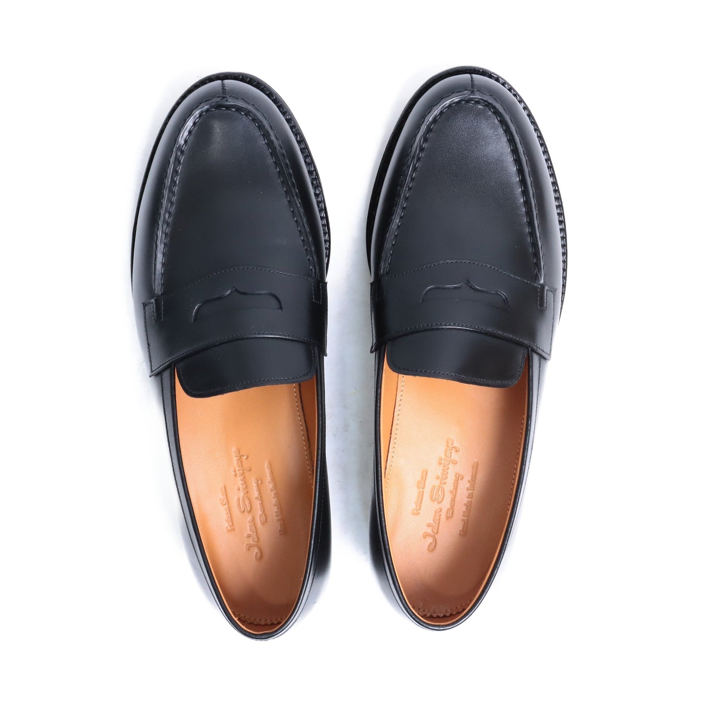 98998 / CALF / BLACK / LEATHER SOLE / UK7.5(26.5cm)
