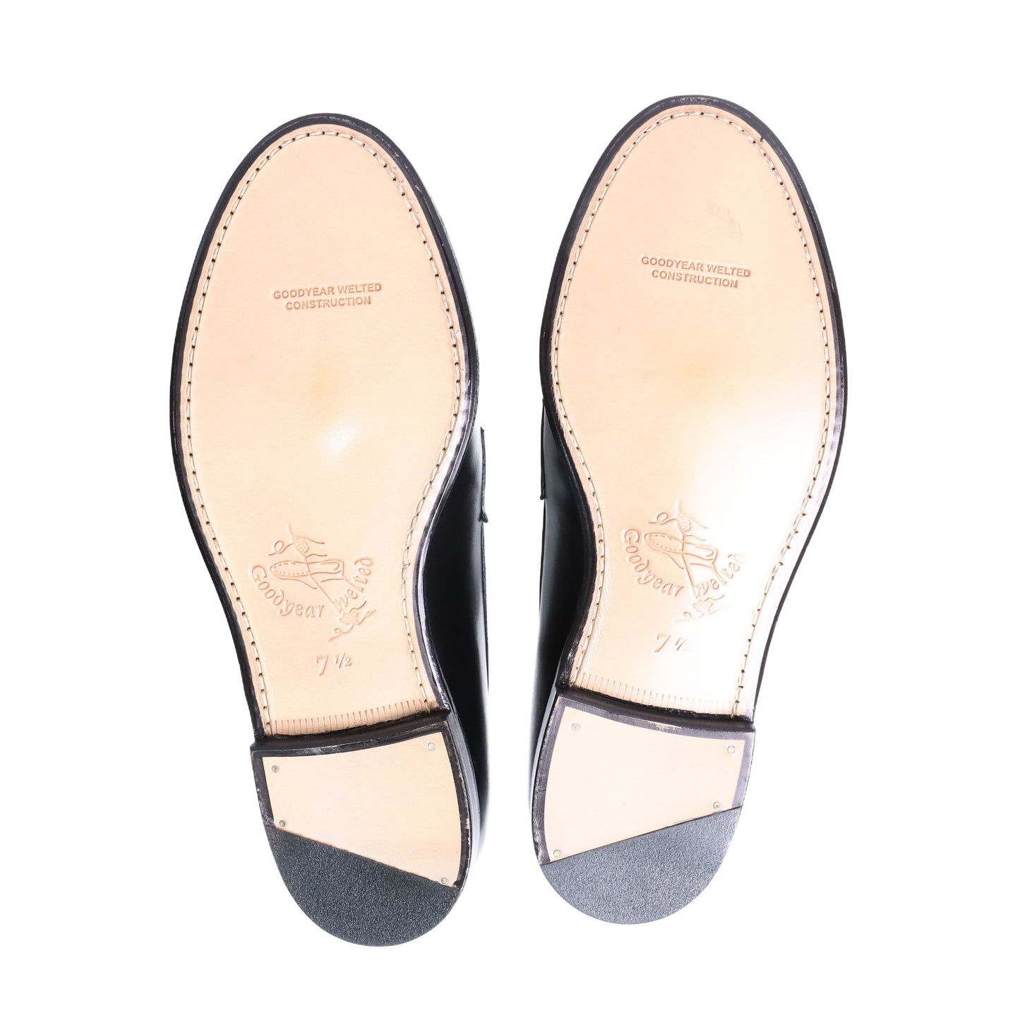 98998 / CALF / BLACK / LEATHER SOLE / UK7.5(26.5cm)