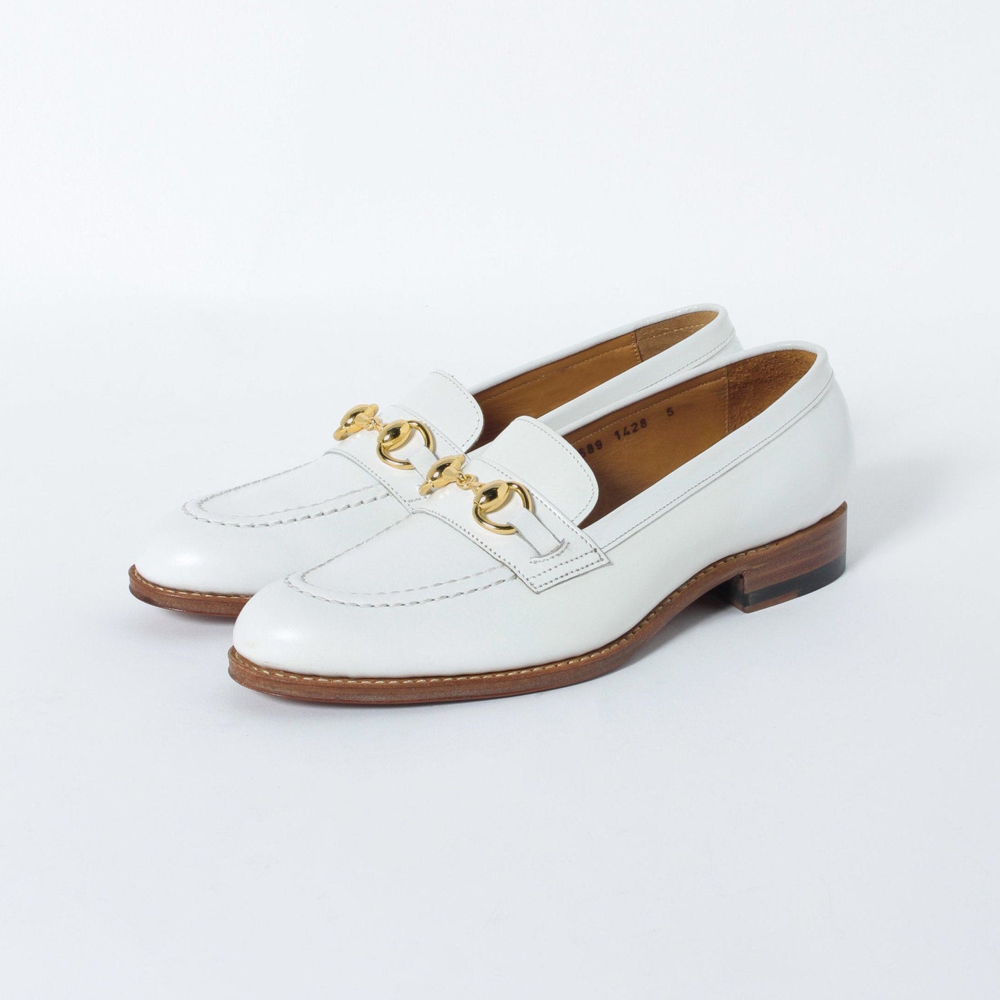 98689 / CALf / WHITE / LEATHERSOLE / UK5.0(24.0cm)