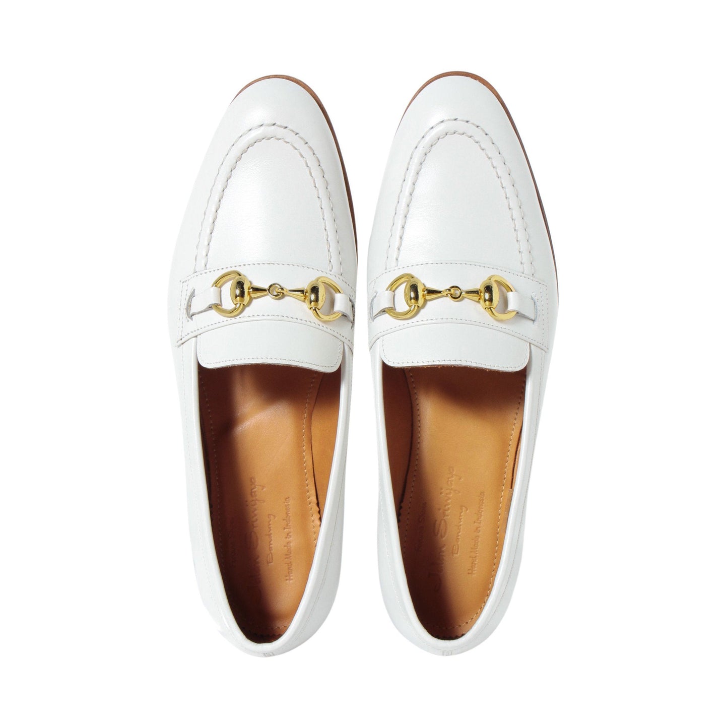 98689 / CALf / WHITE / LEATHERSOLE / UK5.0(24.0cm)
