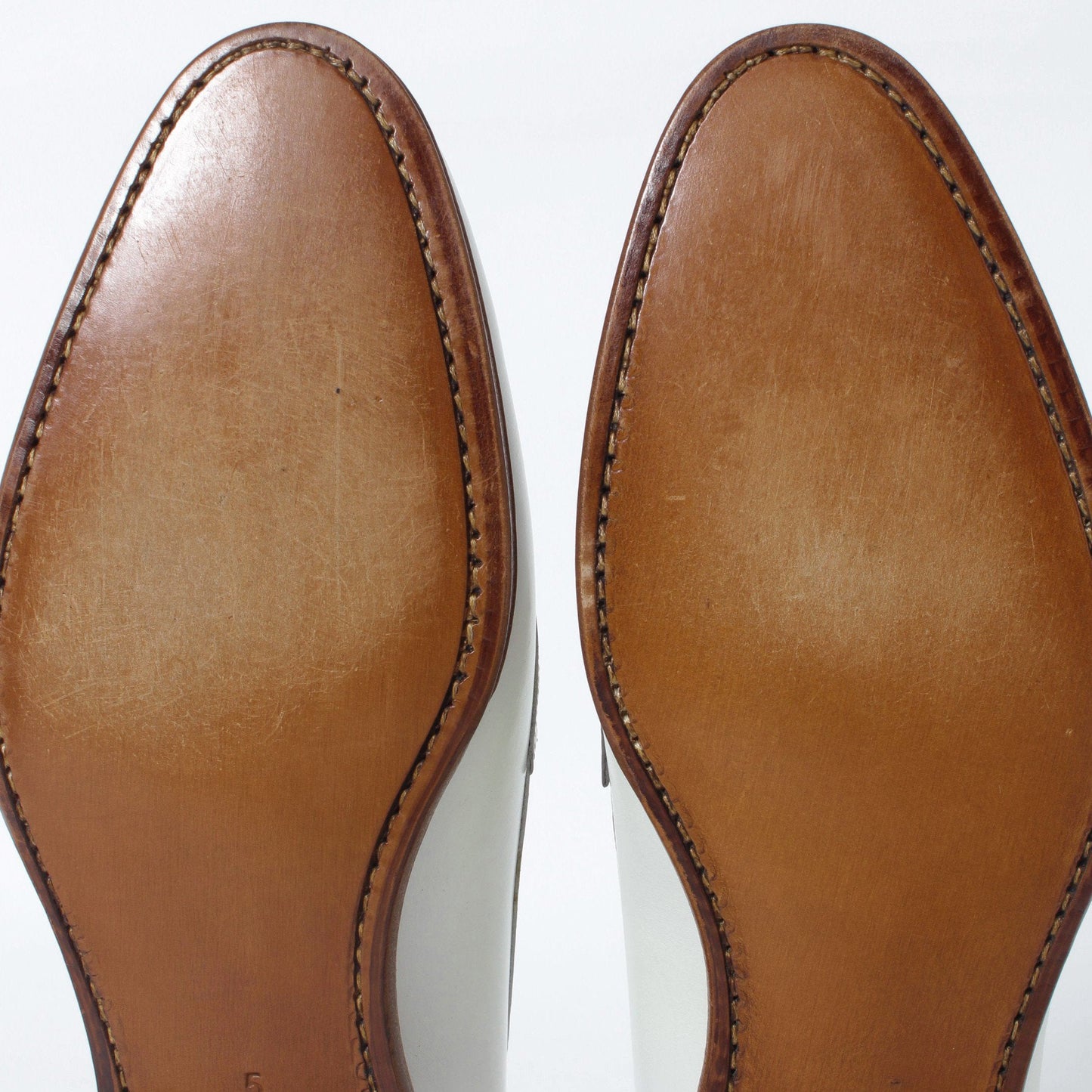 98689 / CALf / WHITE / LEATHERSOLE / UK5.0(24.0cm)