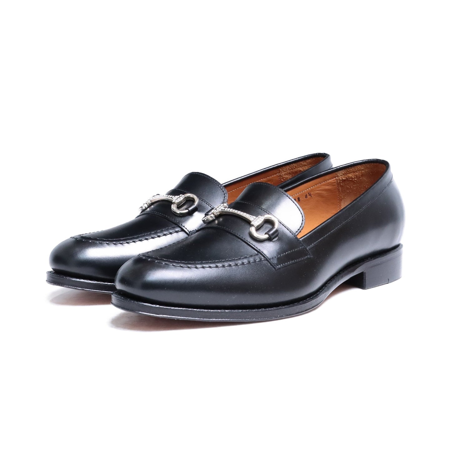 98689M / CALF / BLACK / LEATHER SOLE / UK6.5(25.5cm)