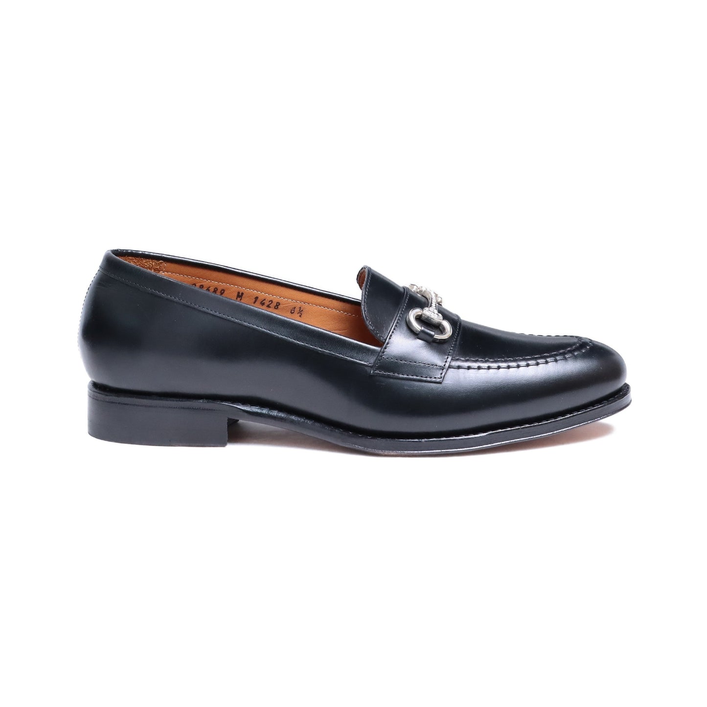 98689M / CALF / BLACK / LEATHER SOLE / UK6.5(25.5cm)