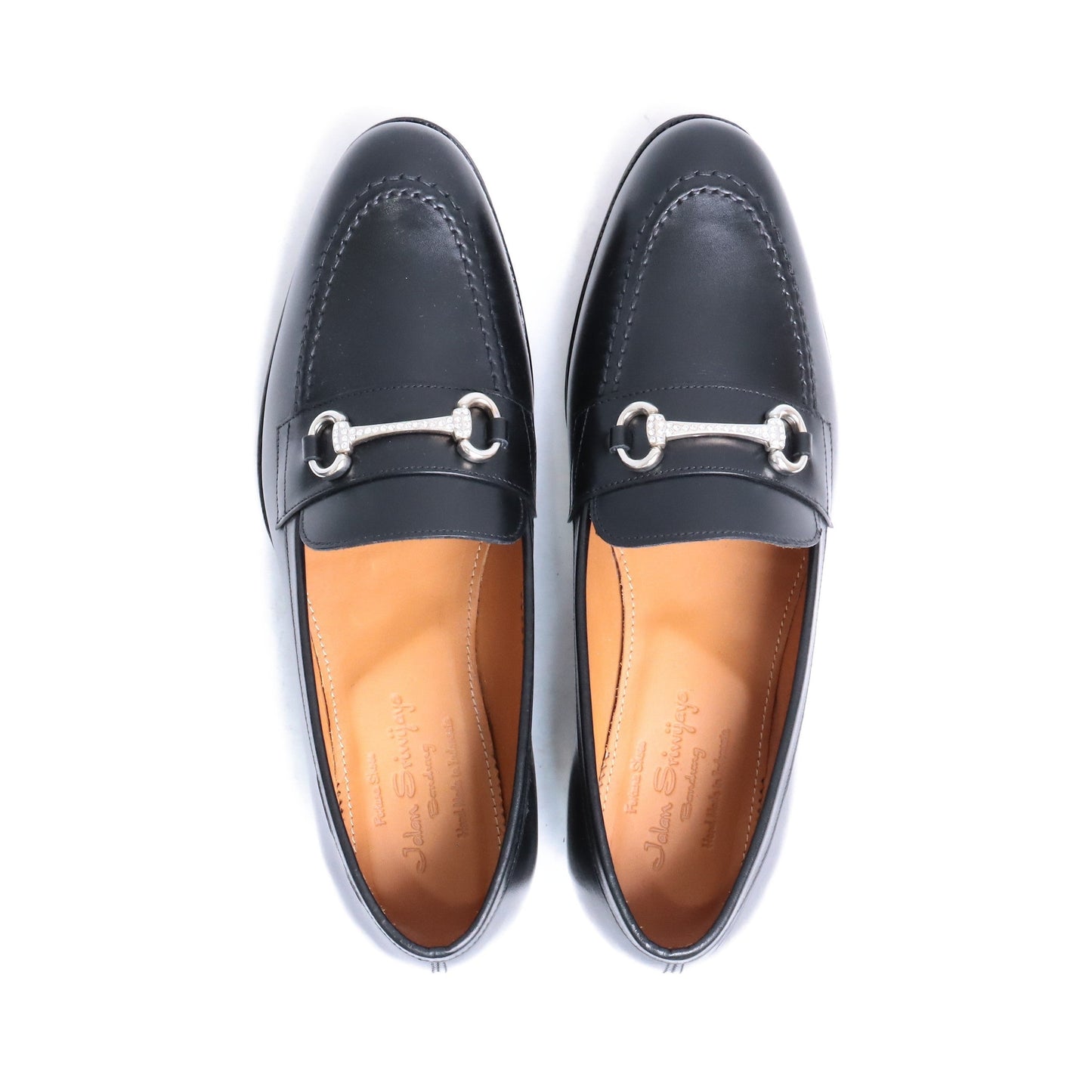 98689M / CALF / BLACK / LEATHER SOLE / UK6.5(25.5cm)