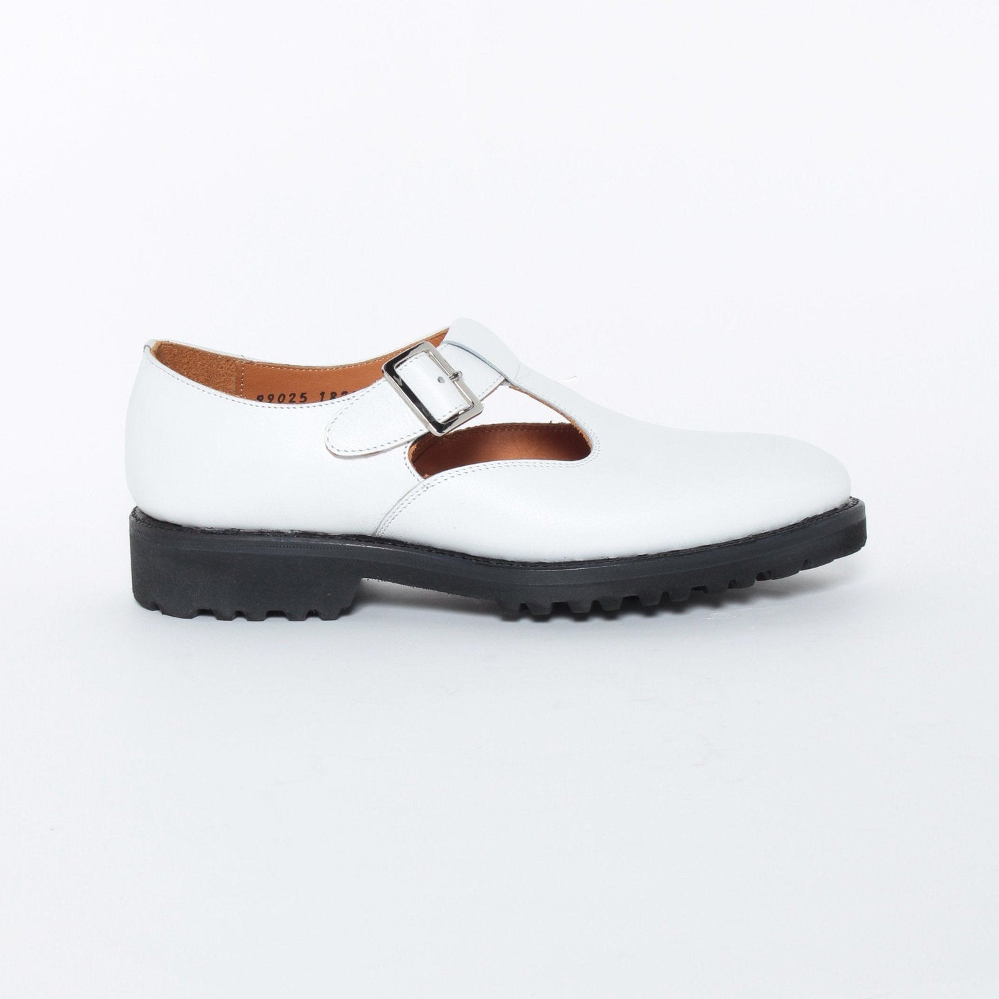 99025 / CALF / WHITE / VIBRAM SOLE / UK4.0(23.0cm)