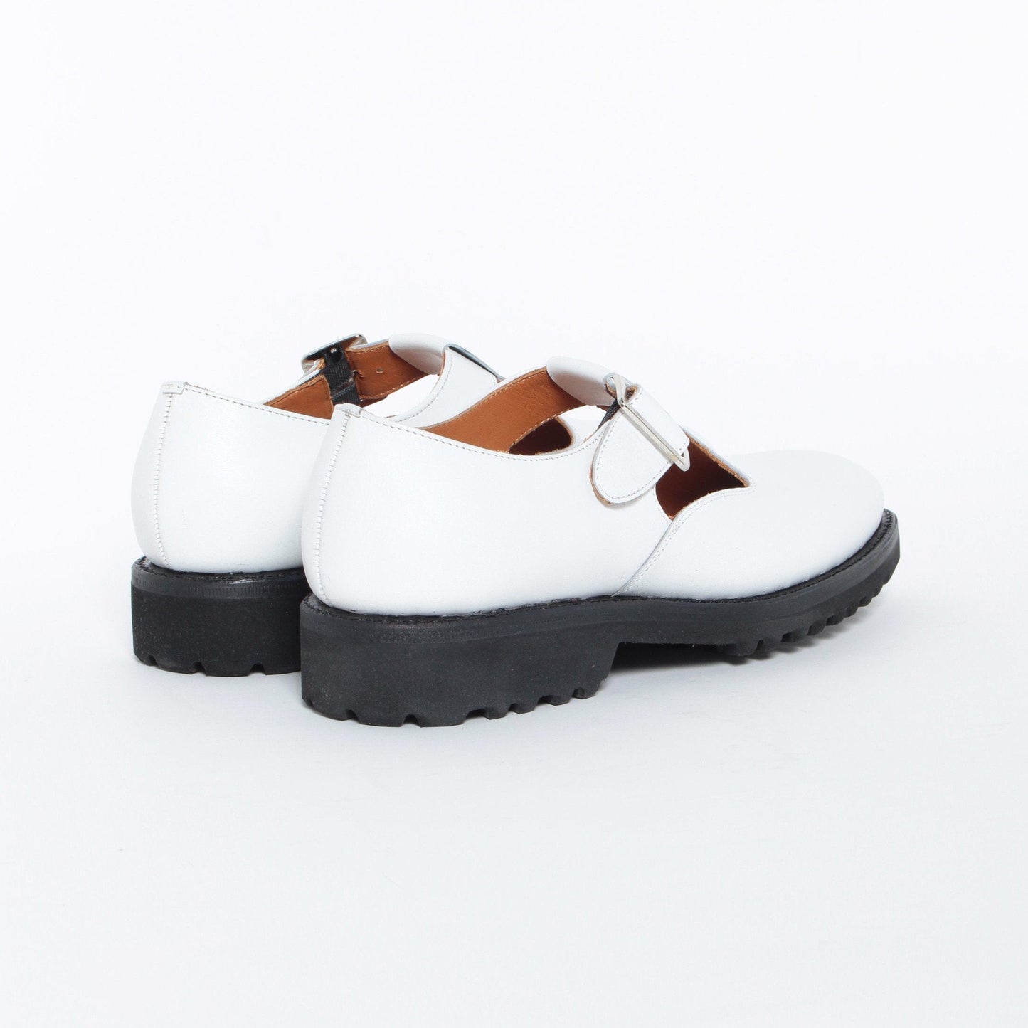 99025 / CALF / WHITE / VIBRAM SOLE / UK4.0(23.0cm)