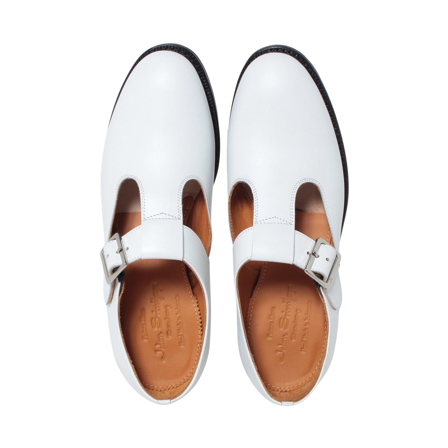 99025 / CALF / WHITE / VIBRAM SOLE / UK4.0(23.0cm)