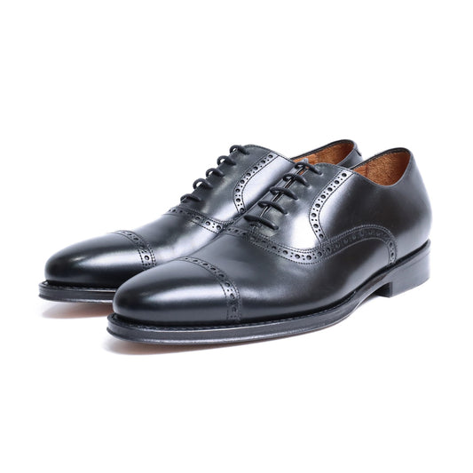 98409 / CALF / BLACK / LEATHER SOLE / UK8.0(26.5cm)