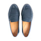 98589 / CALF / NAVY / LEATHER SOLE / UK6.0(25.0cm)