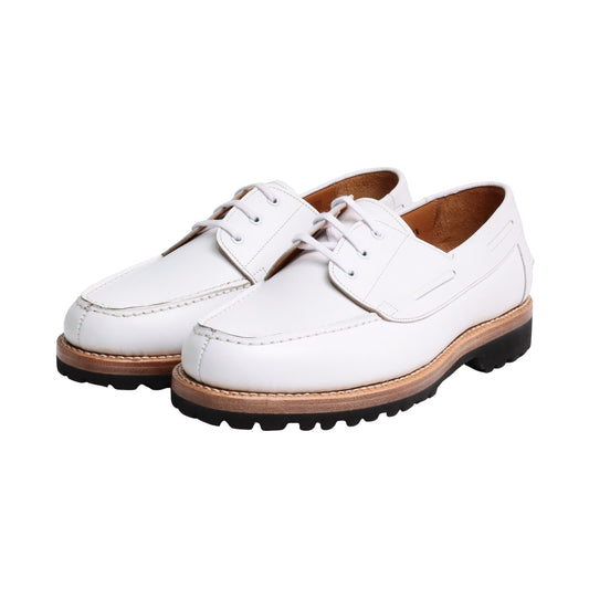 98978 / CALF / WHITE / LEATHER SOLE / UK7.5(26.5cm)