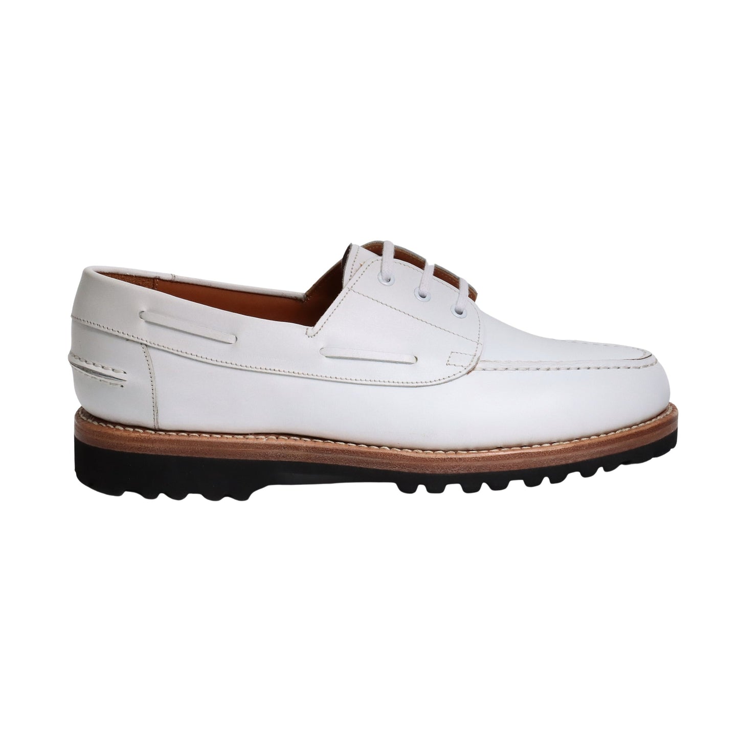 98978 / CALF / WHITE / LEATHER SOLE / UK7.5(26.5cm)