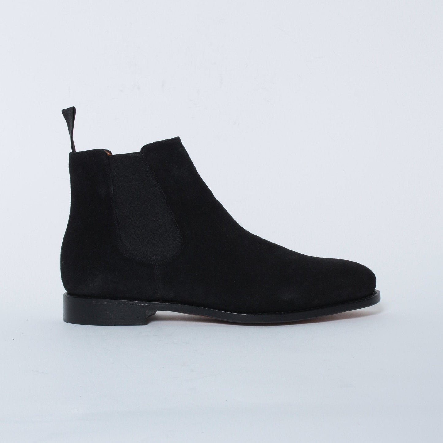 99034 / SUEDE / BLACK / LEATHERSOLE / UK9.0(27.5cm)