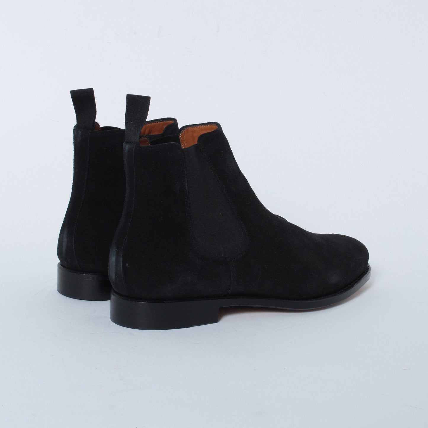 99034 / SUEDE / BLACK / LEATHERSOLE / UK9.0(27.5cm)