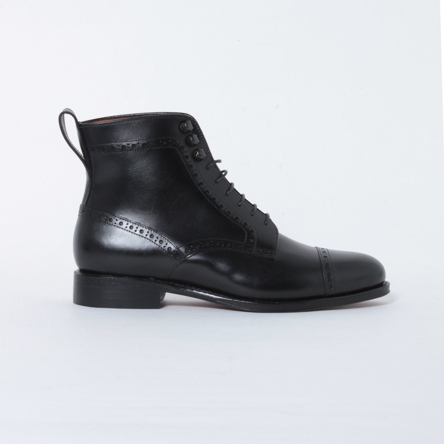 99008 / CALF / BLACK / LEATHERSOLE / UK4.0(23.0cm)