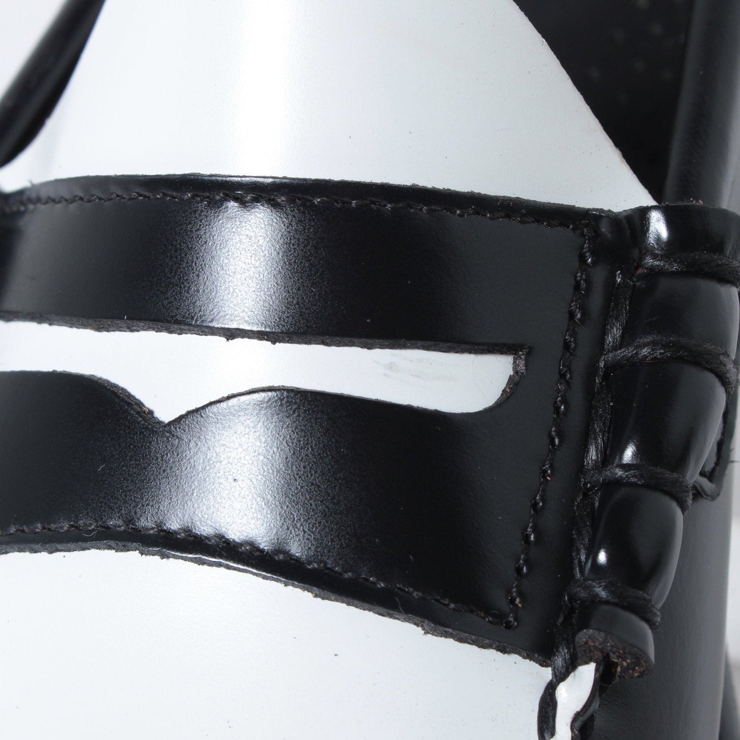 BA11010Ｈ / LTHR / BLACK/WHITE / LEATHESOLE / US8.5(26.5cm)