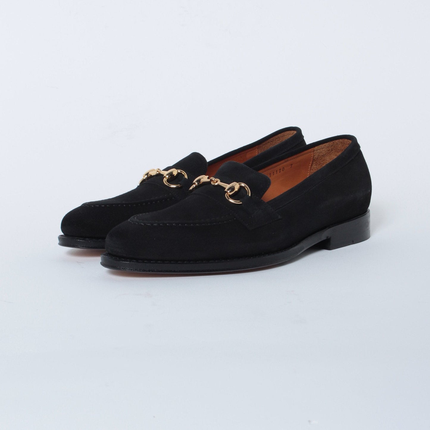 99043 / SUEDE / BLACK / LEATHERSOLE / UK7.0(25.5cm)