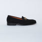 99043 / SUEDE / BLACK / LEATHERSOLE / UK7.0(25.5cm)