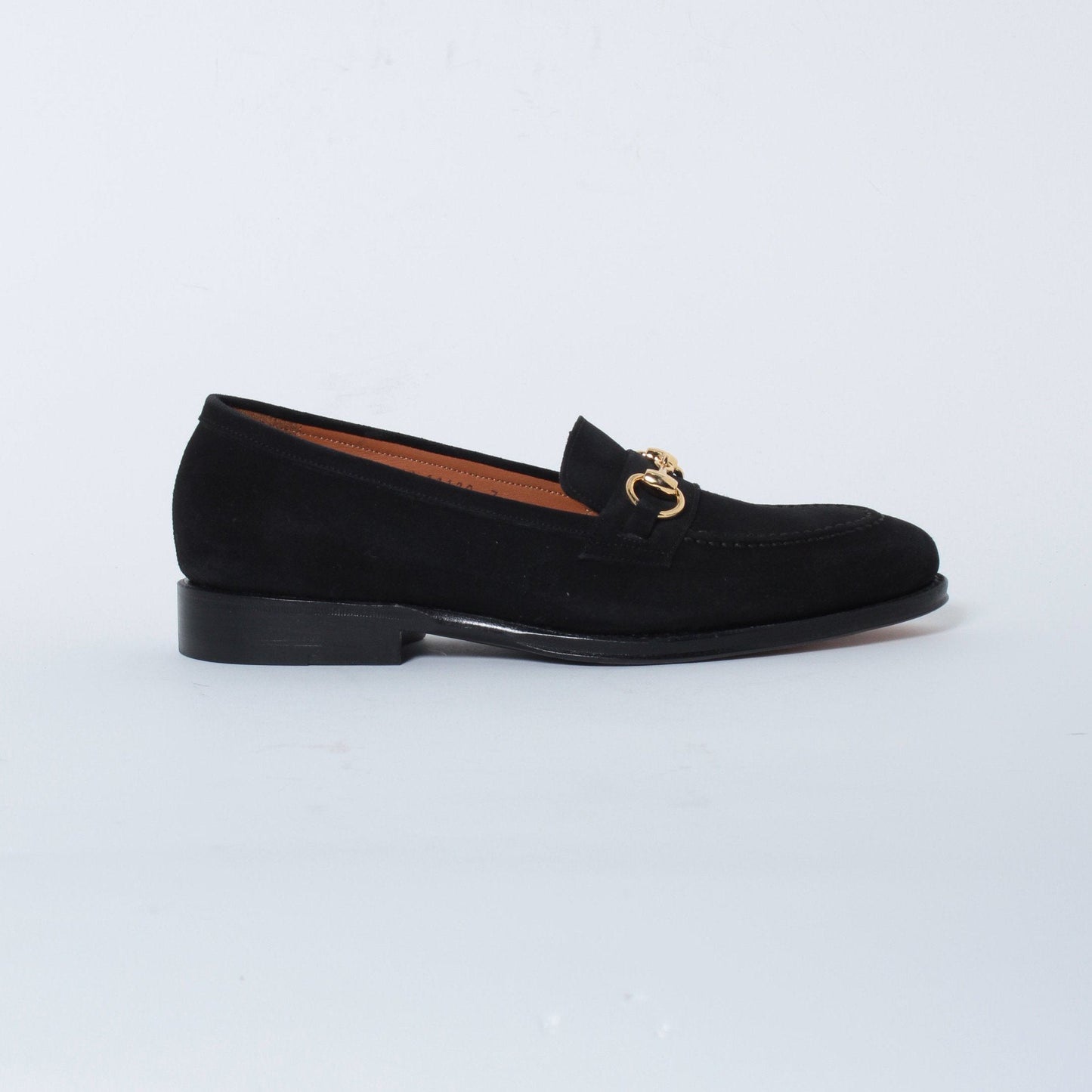 99043 / SUEDE / BLACK / LEATHERSOLE / UK7.0(25.5cm)