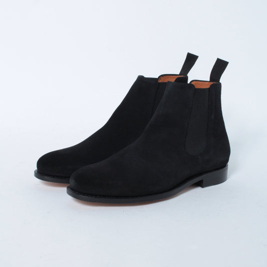 99034 / SUEDE / BLACK / LEATHERSOLE / UK9.0(27.5cm)