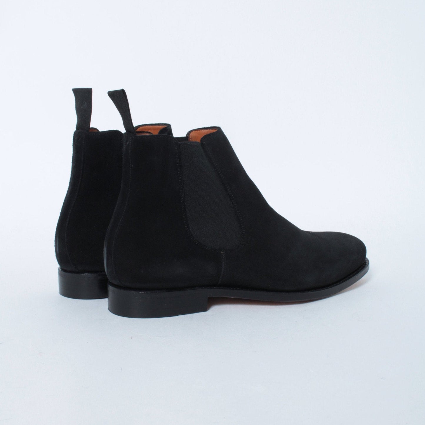 99034 / SUEDE / BLACK / LEATHERSOLE / UK9.0(27.5cm)