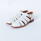 98850 / CALF / WHITE / LEATHER SOLE / UK5.0(24.0cm)