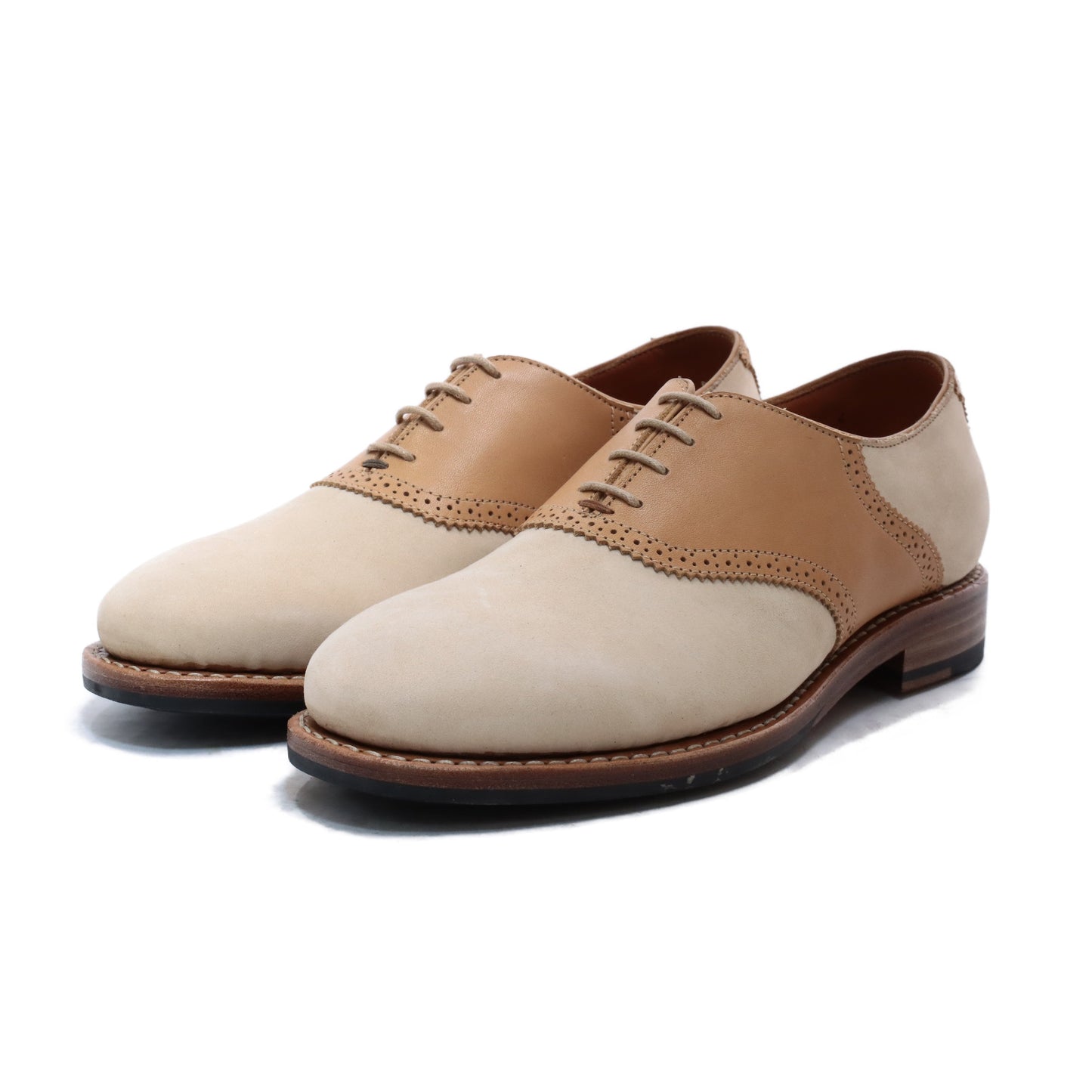 99067 / NUBUCK / BEIGE / HALF RUBBER SOLE / UK4.0(23.0cm)