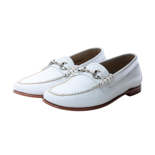 BA40031 / LTHR / WHITE / LEATHER SOLE / US6.0(23.5cm)