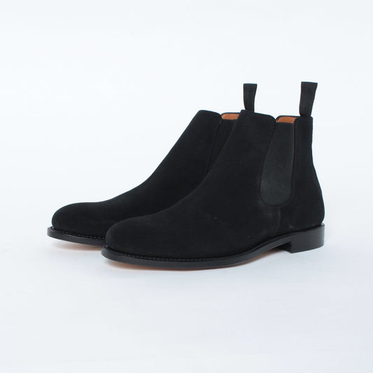 99034 / SUEDE / BLACK / LEATHERSOLE / UK8.5(27.0cm)