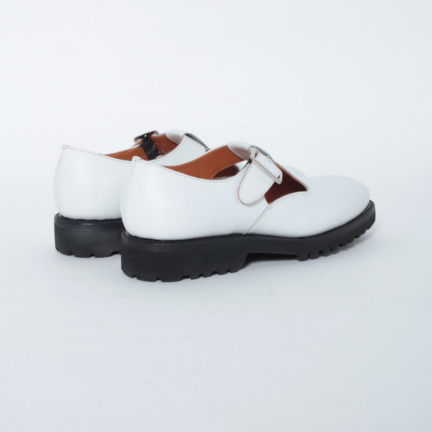 99025 / CALF / WHITE / VIBRAM SOLE / UK4.0(23.0cm)