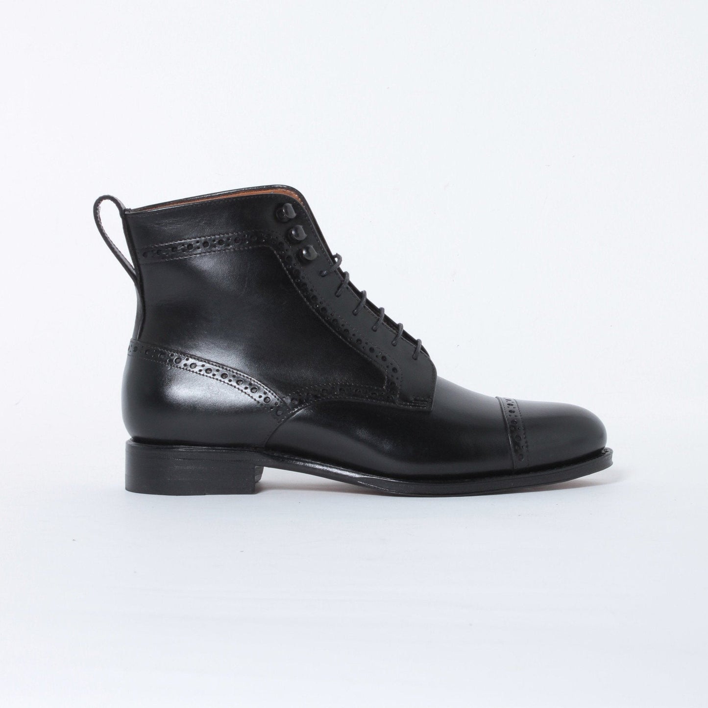 99008 / CALF / BLACK / LEATHERSOLE / UK3.5(22.5cm)