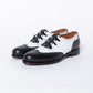 99042 / CALF / BLK/WHI / LEATHERSOLE / UK3.0(22.0cm)