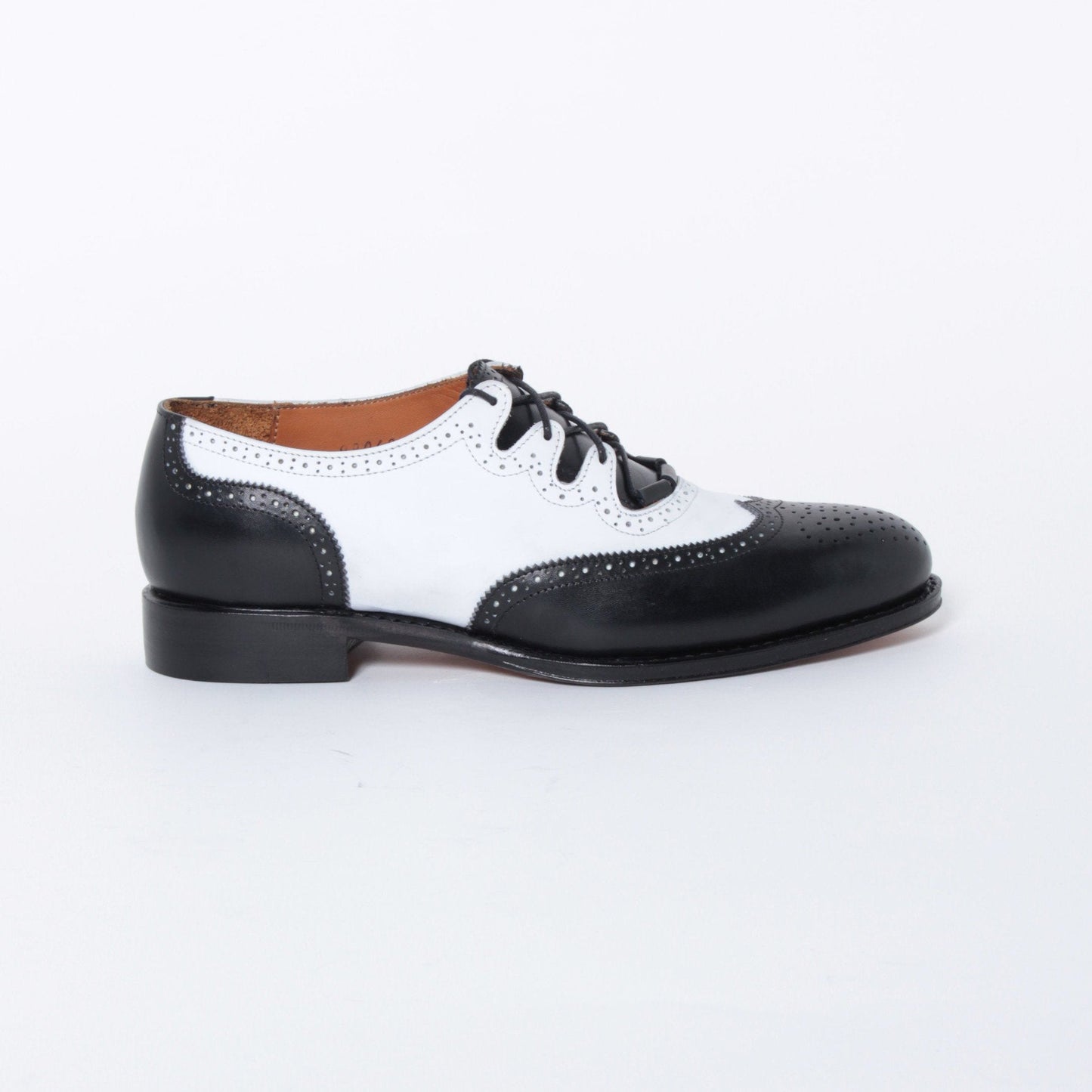 99042 / CALF / BLK/WHI / LEATHERSOLE / UK3.0(22.0cm)