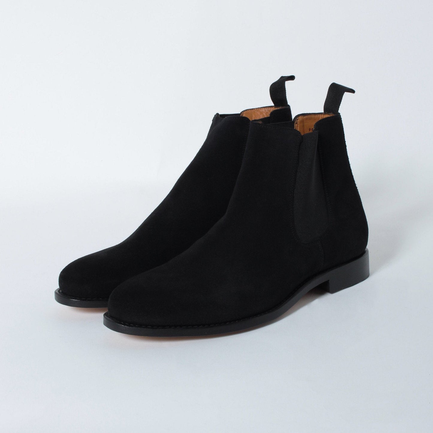 99034 / SUEDE / BLACK / LEATHERSOLE / UK9.0(27.5cm)