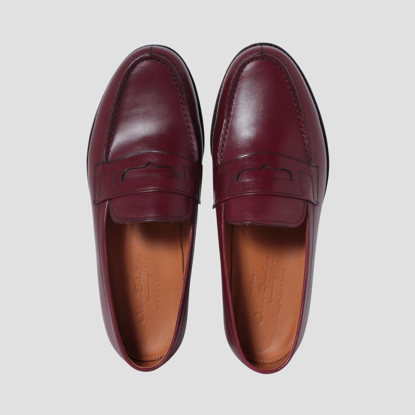 98589 / CALF / BORDO / LEATHERSOLE / UK6.5(25.5cm)