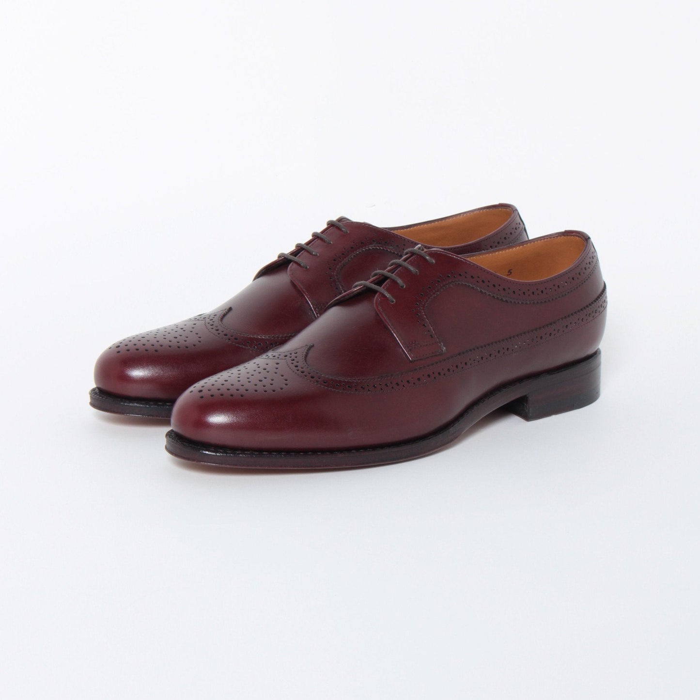 5625 / CALF / BORDO / LEATHERSOLE / UK5.0(24.0cm)