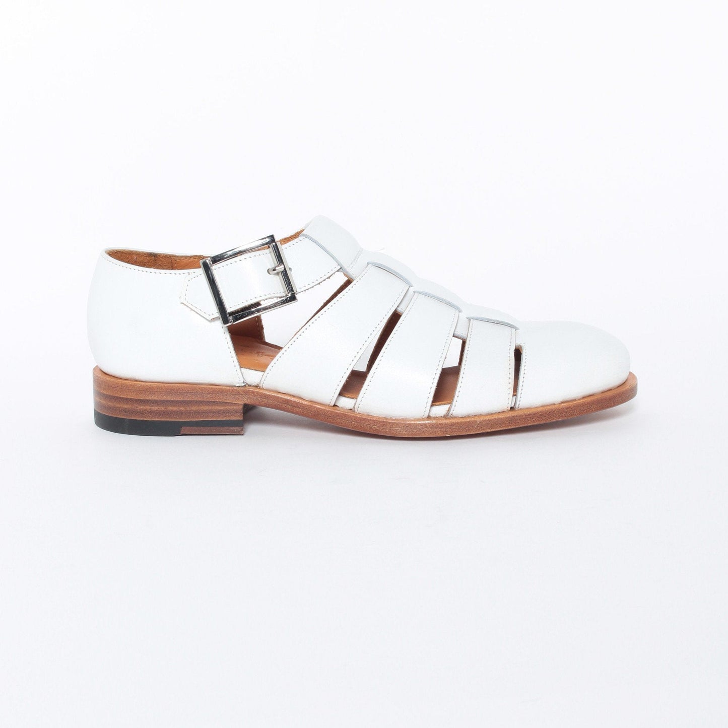 98850 / CALF / WHITE / LEATHERSOLE / UK4.0(23.0cm)