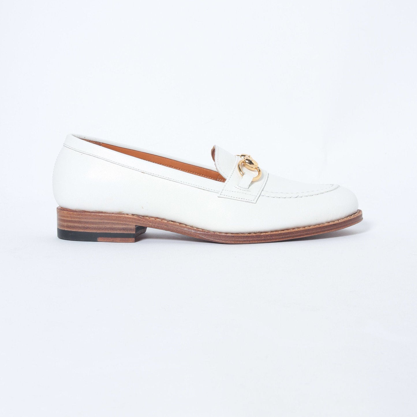 98689 / CALF / WHITE / LEATHERSOLE / UK4.5(23.5cm)