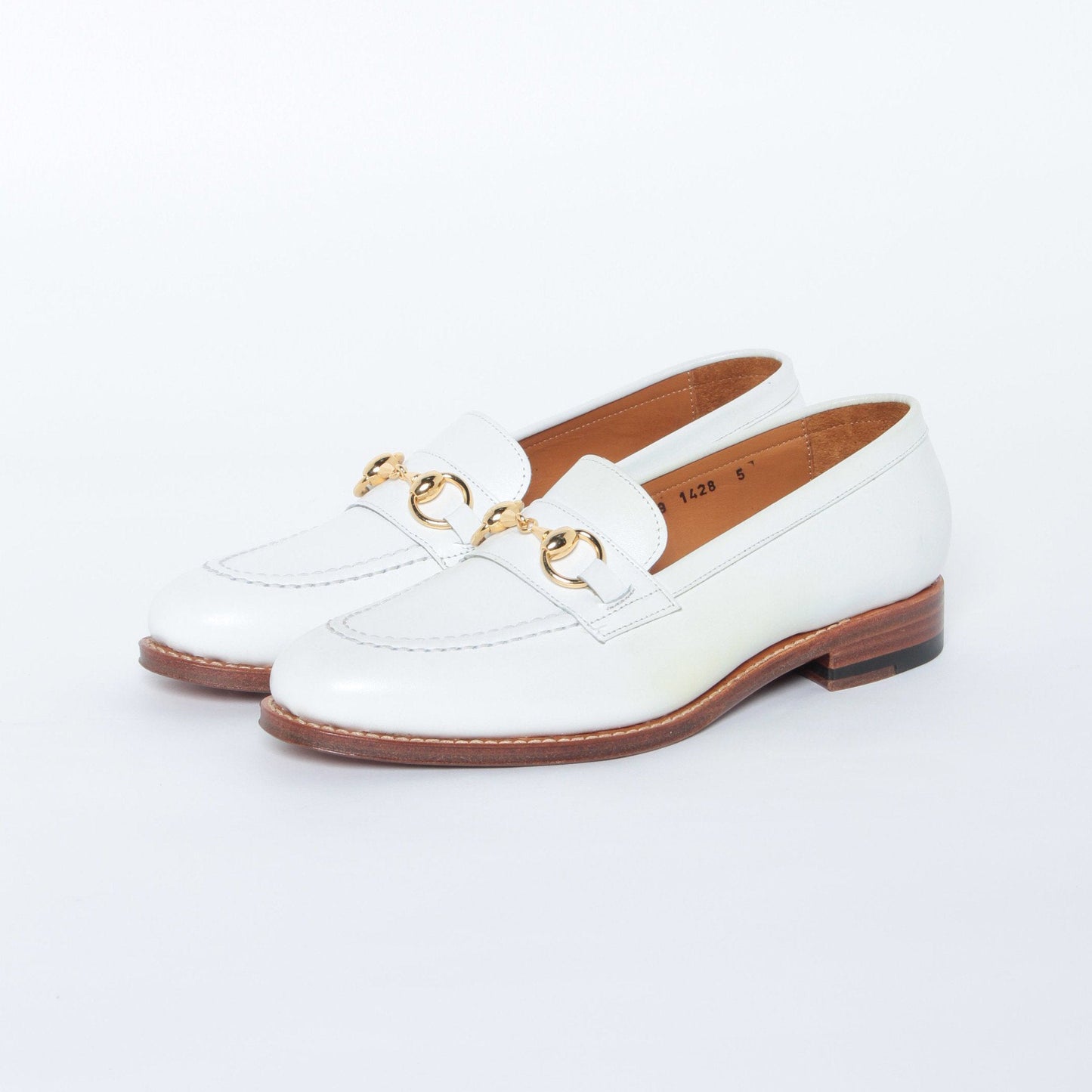 98689 / CALF / WHITE / LEATHERSOLE / UK5.0(24.0cm)