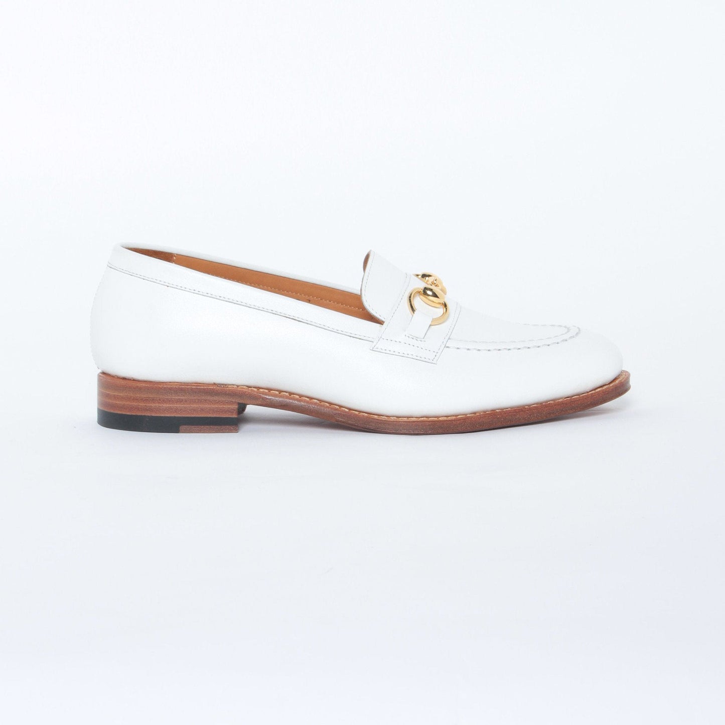 98689 / CALF / WHITE / LEATHERSOLE / UK5.0(24.0cm)