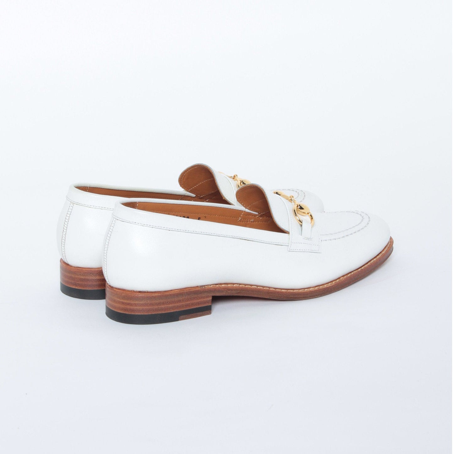 98689 / CALF / WHITE / LEATHERSOLE / UK5.0(24.0cm)